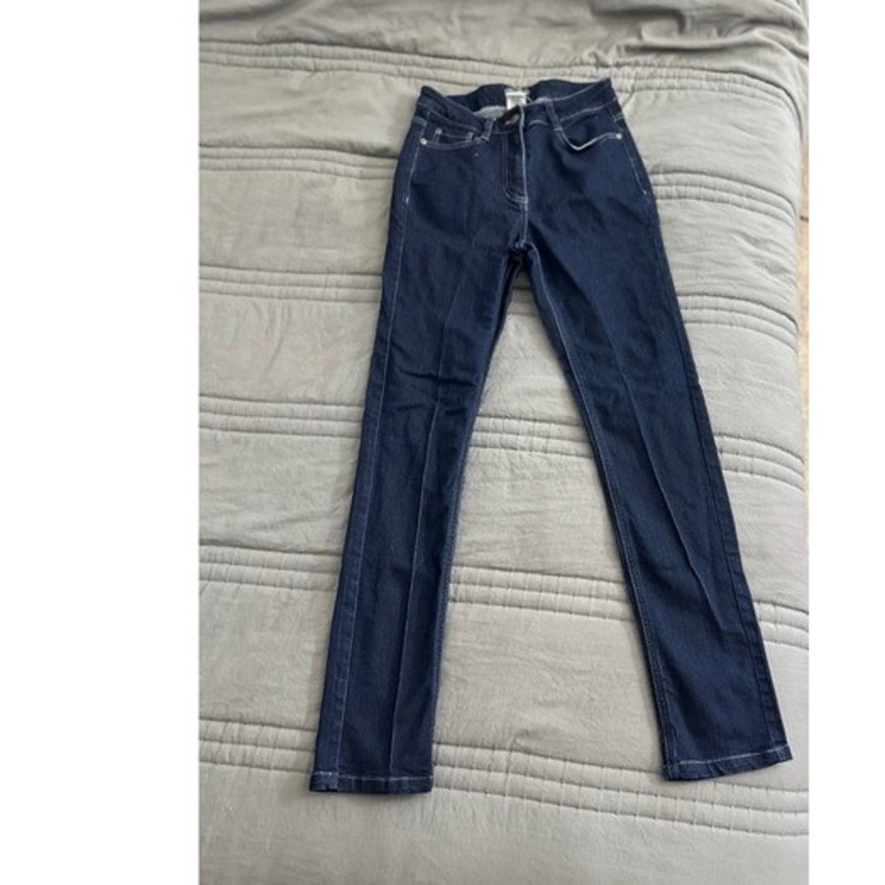 Apparel Collection Straight Leg Jeans Women's Size 6-R Dark Wash Blue